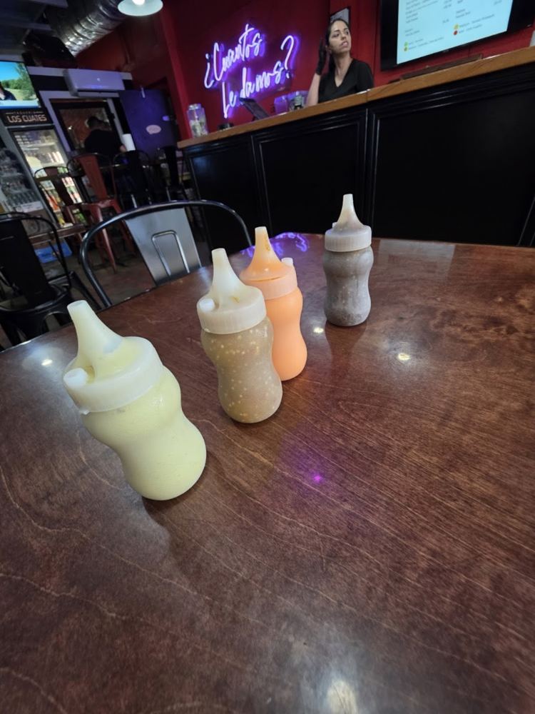 House salsas at the counter